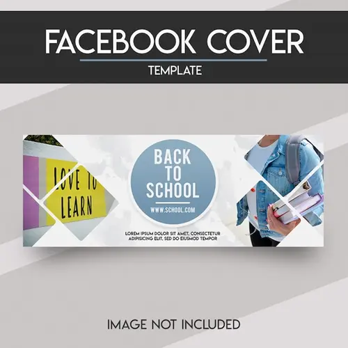 Facebook cover template