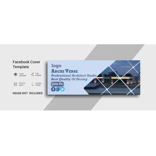 Facebook cover template