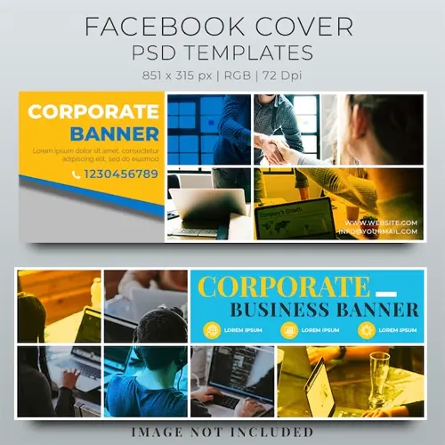 Facebook Cover Web Banner Social Media Design Template
