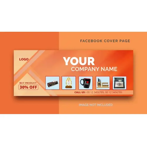 Facebook page cover design creative Facebook page cover design template