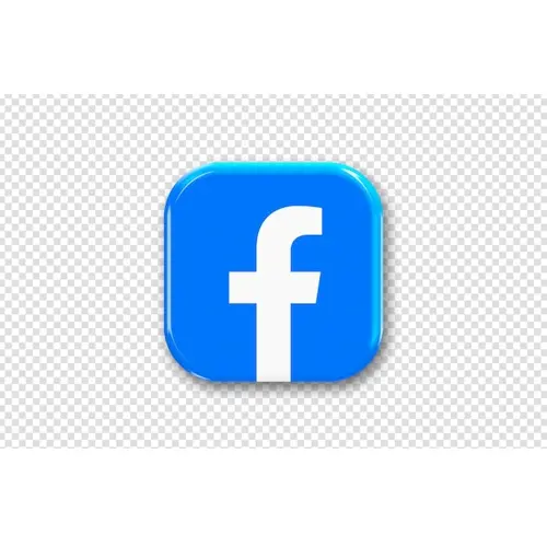 Facebook Transparent icon PSD