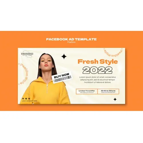 Fashion collection facebook template