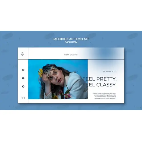 Fashion collection facebook template