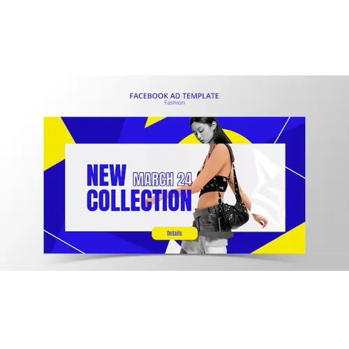 Fashion collection facebook template