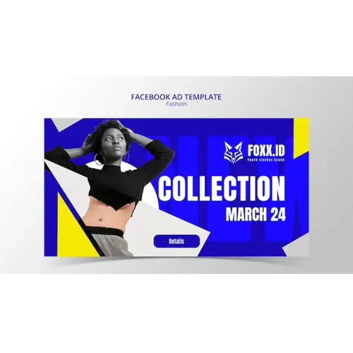 Fashion collection facebook template