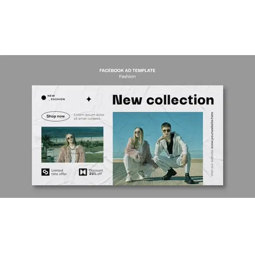 Fashion collection facebook template