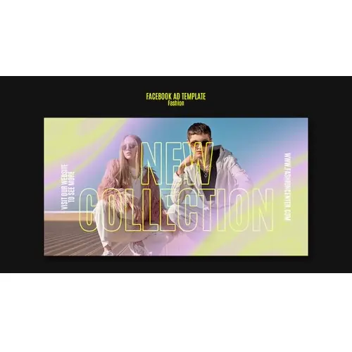 Fashion collection facebook template