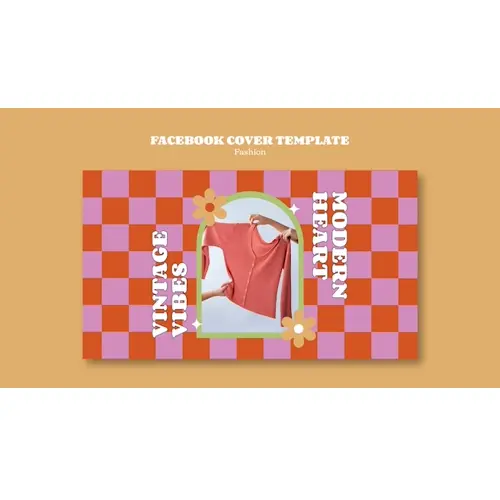 Fashion event facebook cover template