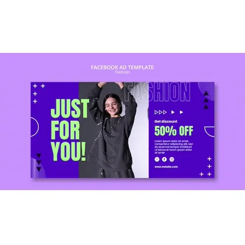 Fashion event facebook template