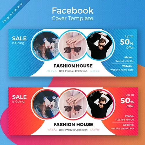 Fashion Facebook Cover Template Design