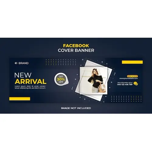 Fashion sale banner or Facebook cover template