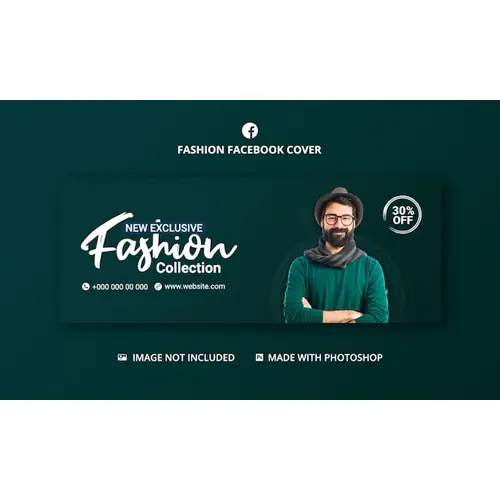 Fashion sale facebook cover banner template