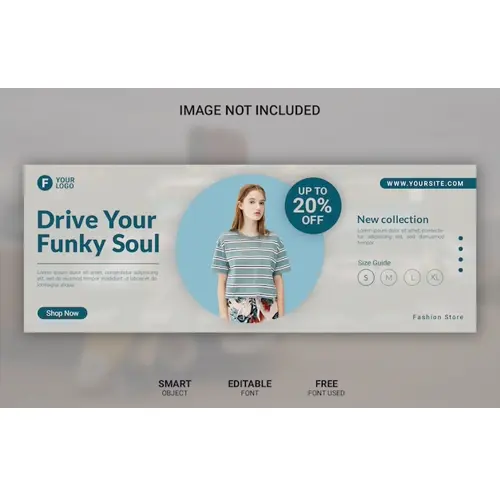 Fashion sale facebook cover banner