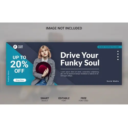 Fashion sale facebook cover banner
