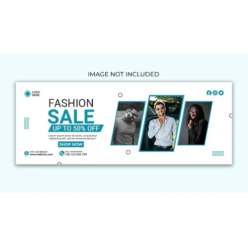 Fashion Sale Facebook Cover Design