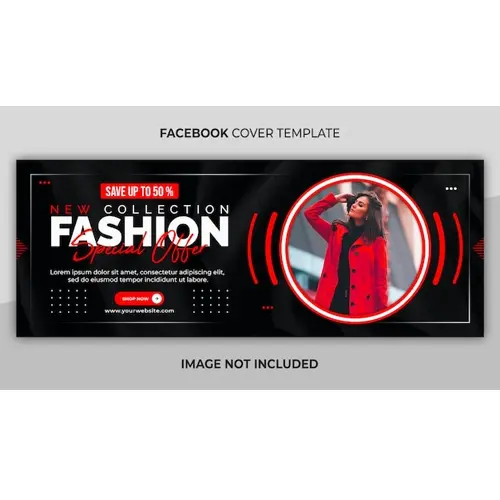 Fashion sale facebook social media template