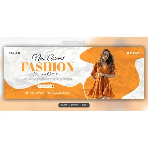 Fashion sale facebook social media template