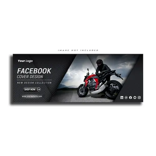 Fashion sale social media facebook cover banner template design