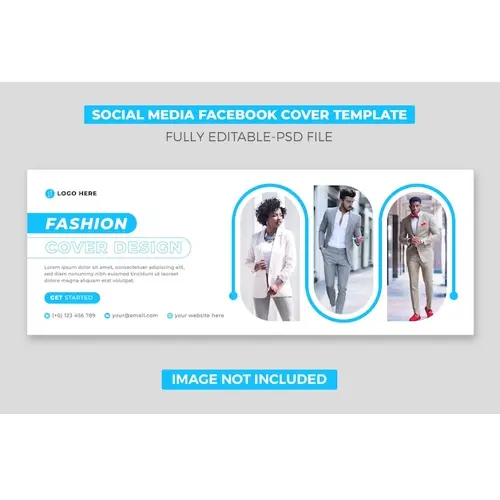 Fashion sale social media facebook cover banner template