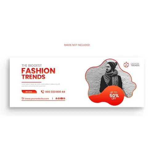 Fashion trends facebook cover bannger