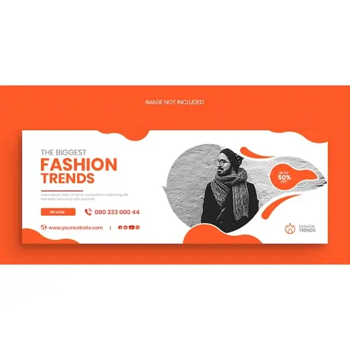 Fashion trends facebook cover bannger