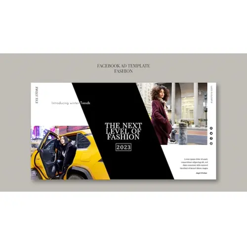 Fashion trends facebook template