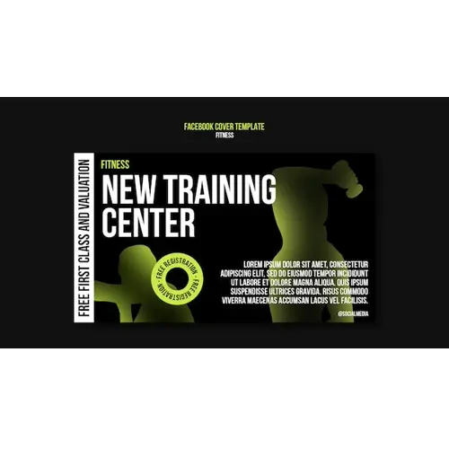 Fitness journey facebook cover