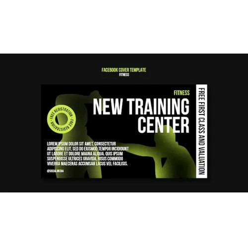 Fitness journey facebook cover