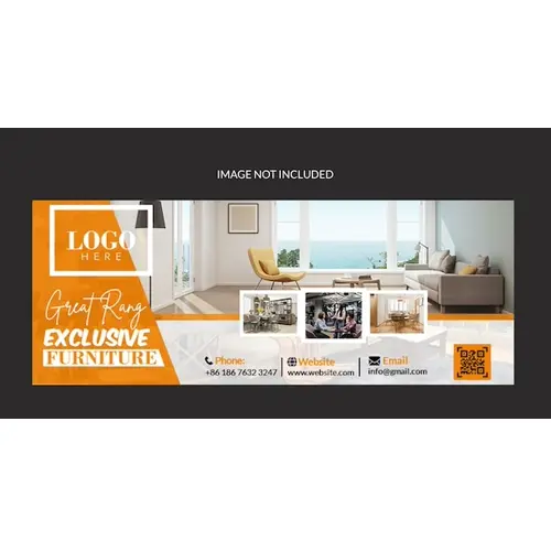 Furniture Facebook Cover banner design Template