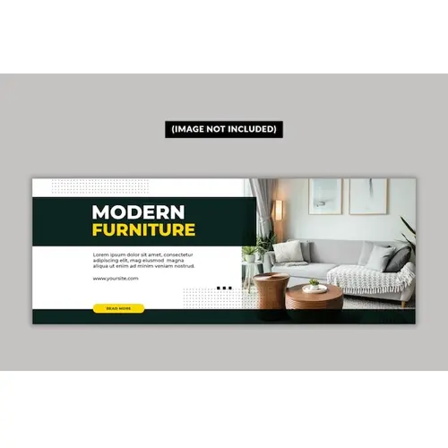 Furniture facebook cover page template