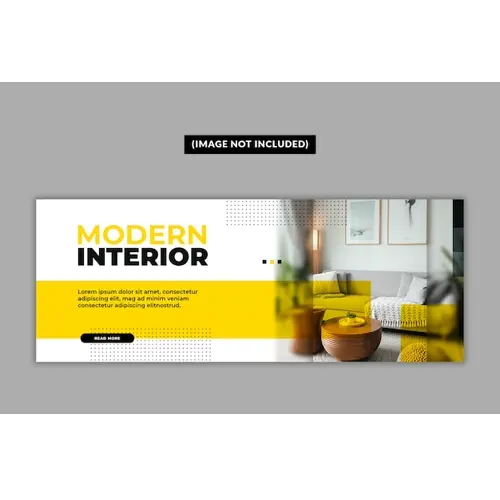 Furniture facebook cover page template