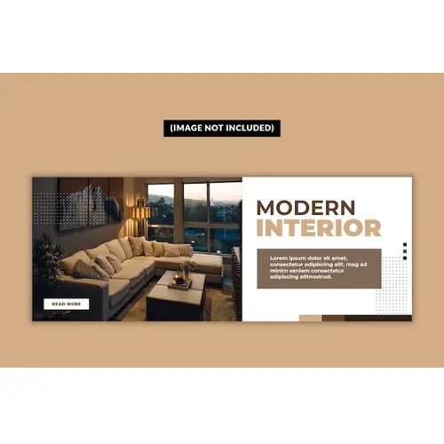 Furniture facebook cover page template