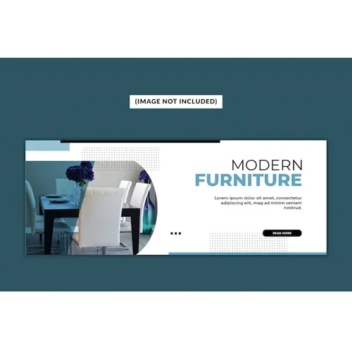 Furniture facebook cover page template