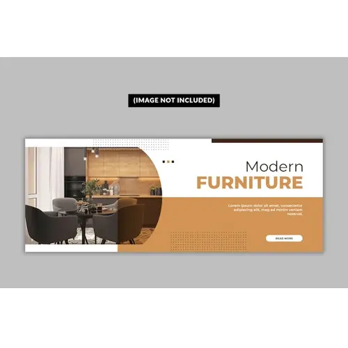 Furniture facebook cover page template