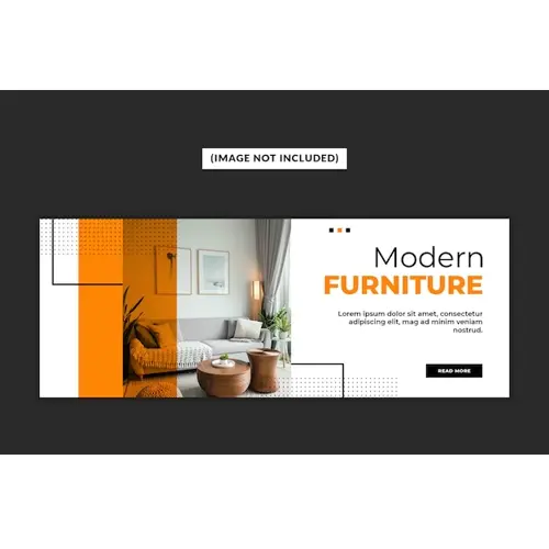 Furniture facebook cover page template