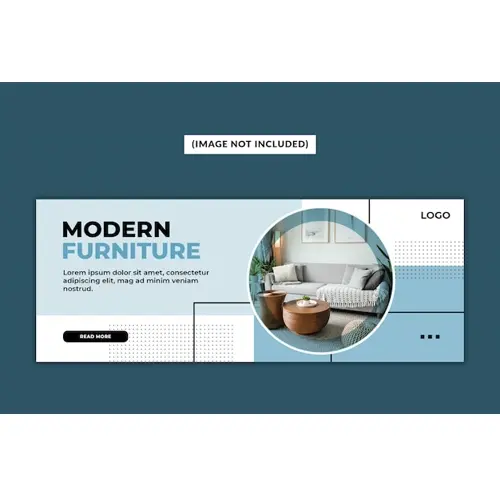 Furniture facebook cover page template