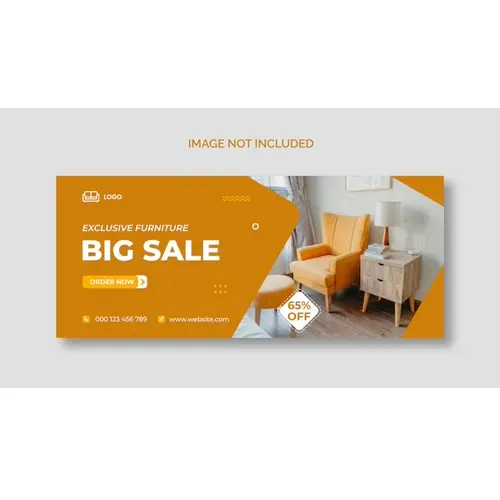 Furniture Facebook cover page template