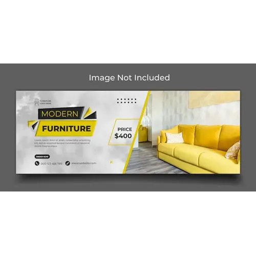 Furniture sale social media facebook timeline cover template