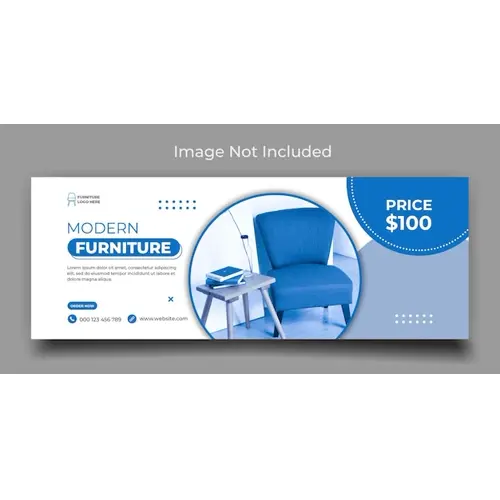 Furniture sale social media facebook timeline cover template