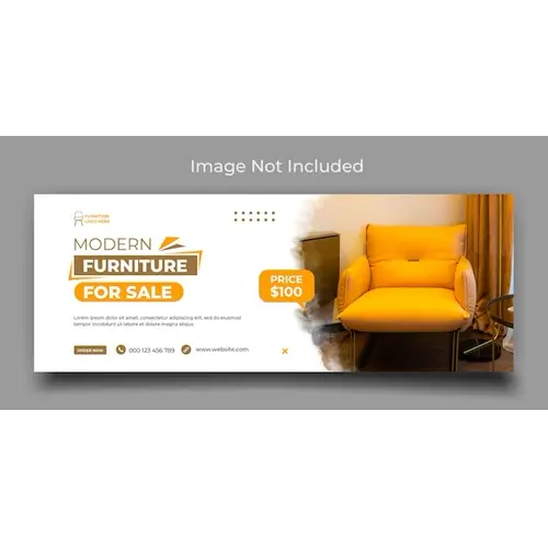 Furniture sale social media facebook timeline cover template