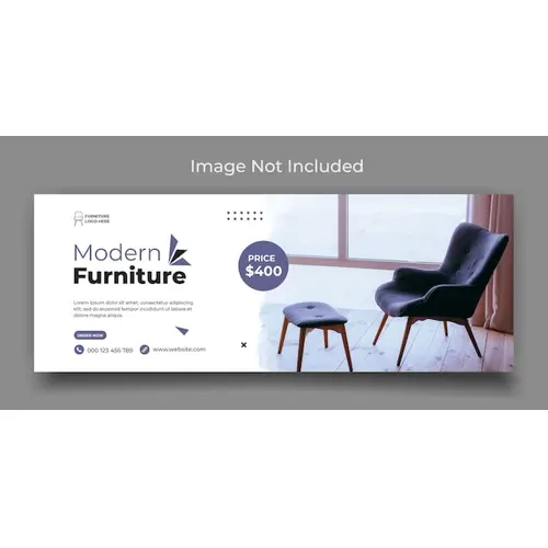 Furniture sale social media facebook timeline cover template