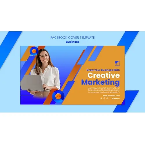 Geometric business solutions facebook cover