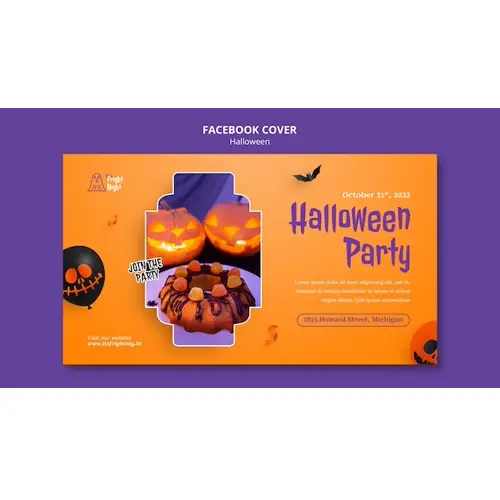 Halloween celebration facebook cover