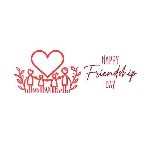 Happy friendship day facebook cover template with painting design