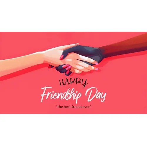 Happy friendship day facebook cover template with painting design