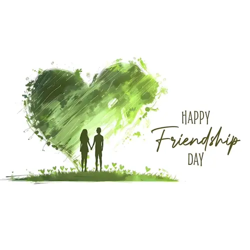 Happy friendship day facebook cover template with painting design