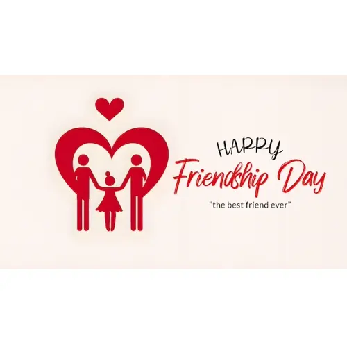 Happy friendship day facebook cover template with painting design