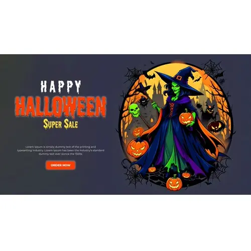 Happy halloween facebook cover template with ghost design in the black background