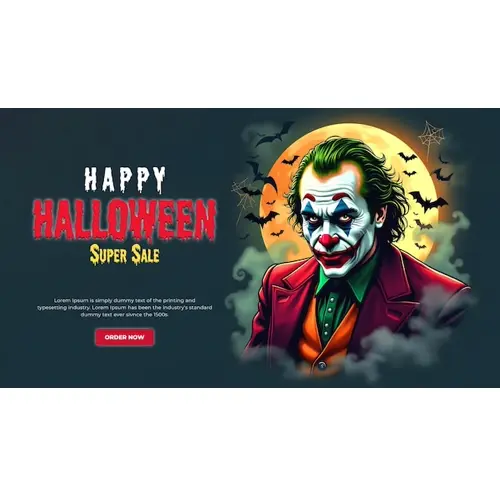 Happy halloween facebook cover template with haunted witch scary pumpkin and bats