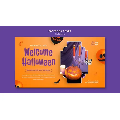 Happy halloween facebook cover